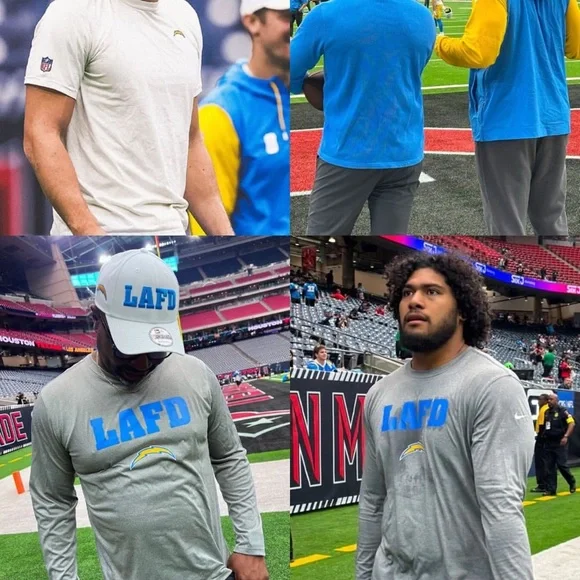 NEW New Era Los Angeles Chargers LAFD Fires 9Forty Adjustable Hat - Picture 6 of 6